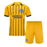 Echipament fotbal Brighton Danny Welbeck #18 Tricou Deplasare 2024-25 pentru copii maneca scurta (+ Pantaloni scurti)